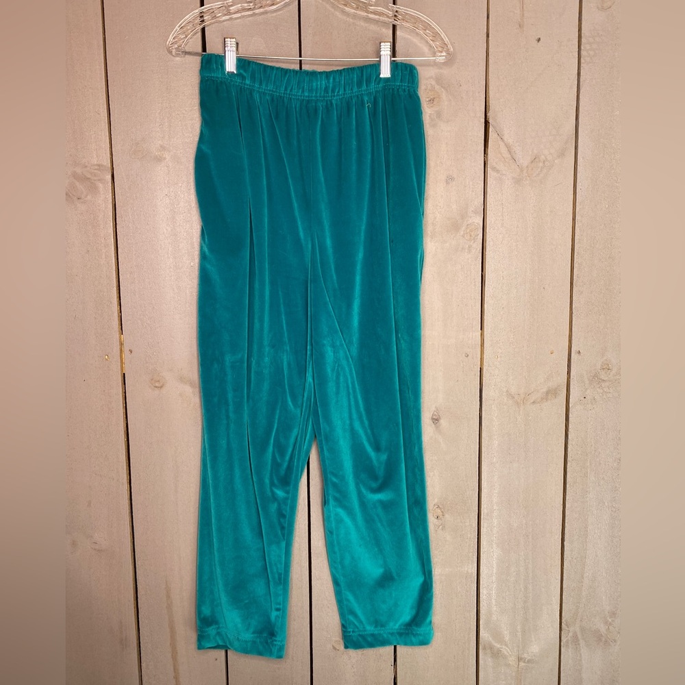 Jaclyn Smith Velvet Velour Track Suit Pants US Womens S 57172